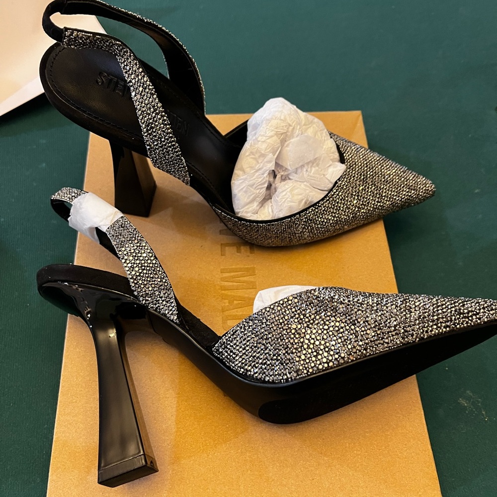 *New* Steve Madden Paul’s heels 7.5 in Pewter